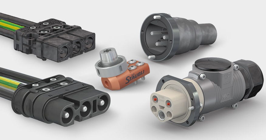 Product image with primary circuit connector RobiFix, RobiFix-mini, PCS250 range, dedicated to spot welding connectors