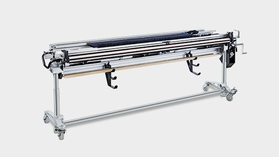The TPF3 tying frame is the perfect complement for Stäubli warp tying machines MAGMA and TOPMATIC.