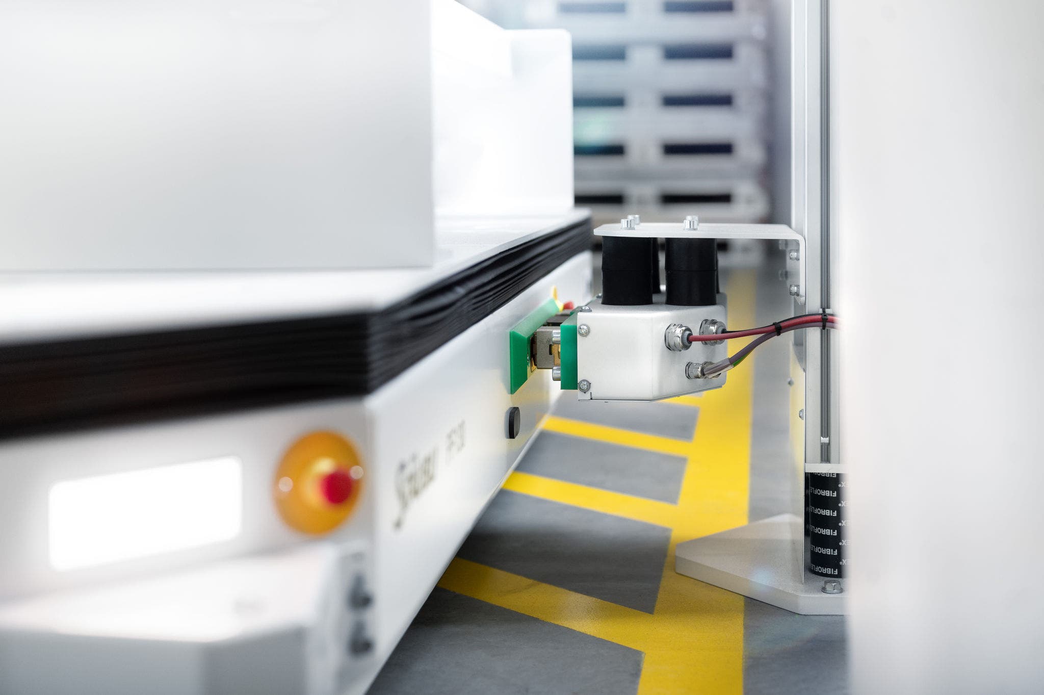 Conductive charging provides a swift and efficient way to recharge the mobile robot, minimizing downtime and maximizing productivity. 