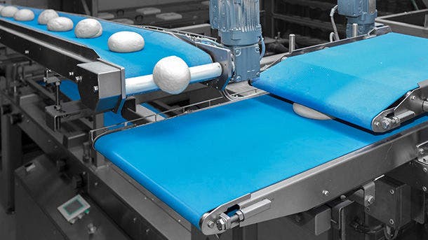 woven industrial conveyor belt for food