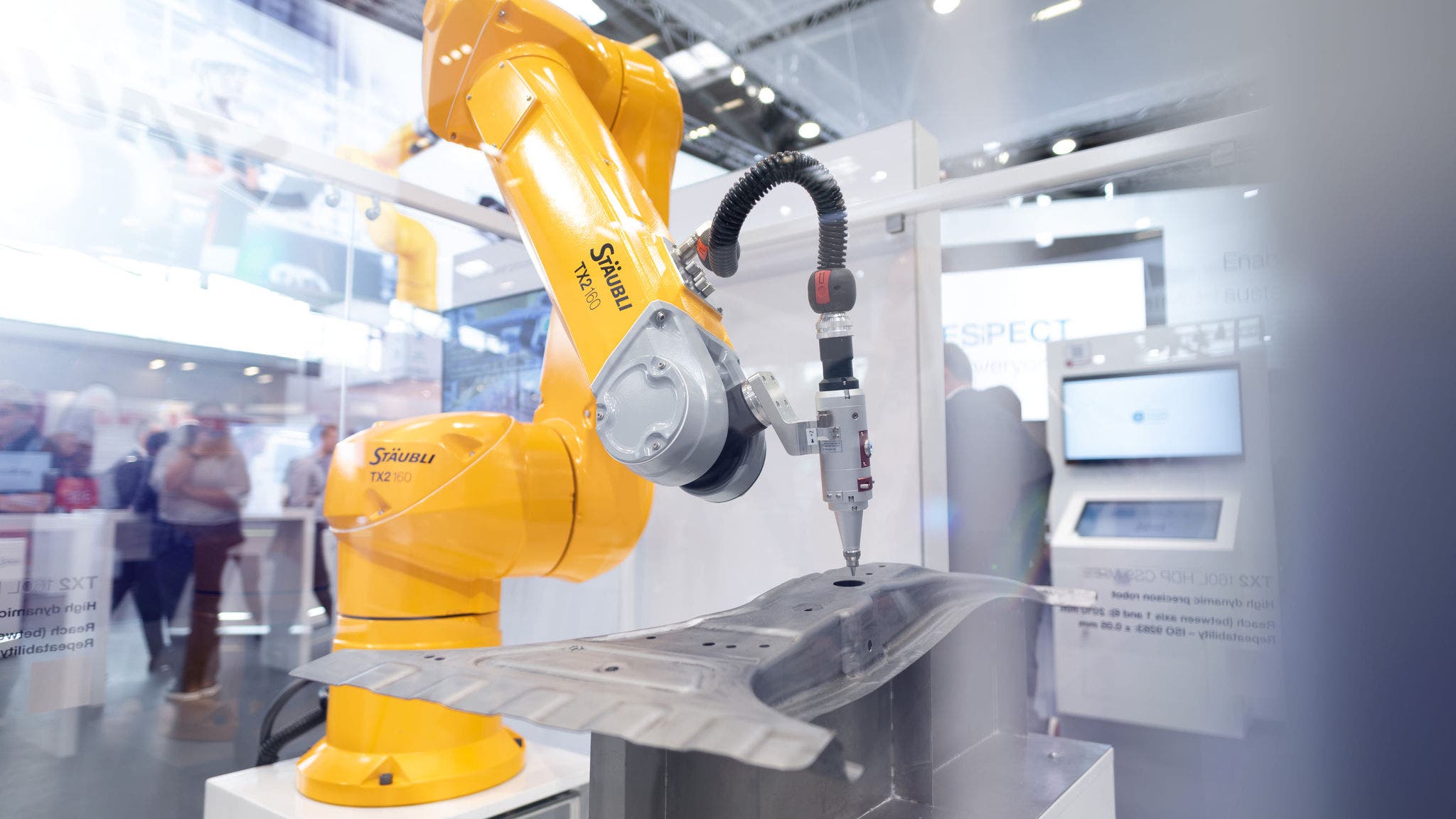 HDP robot at automatica booth 2023