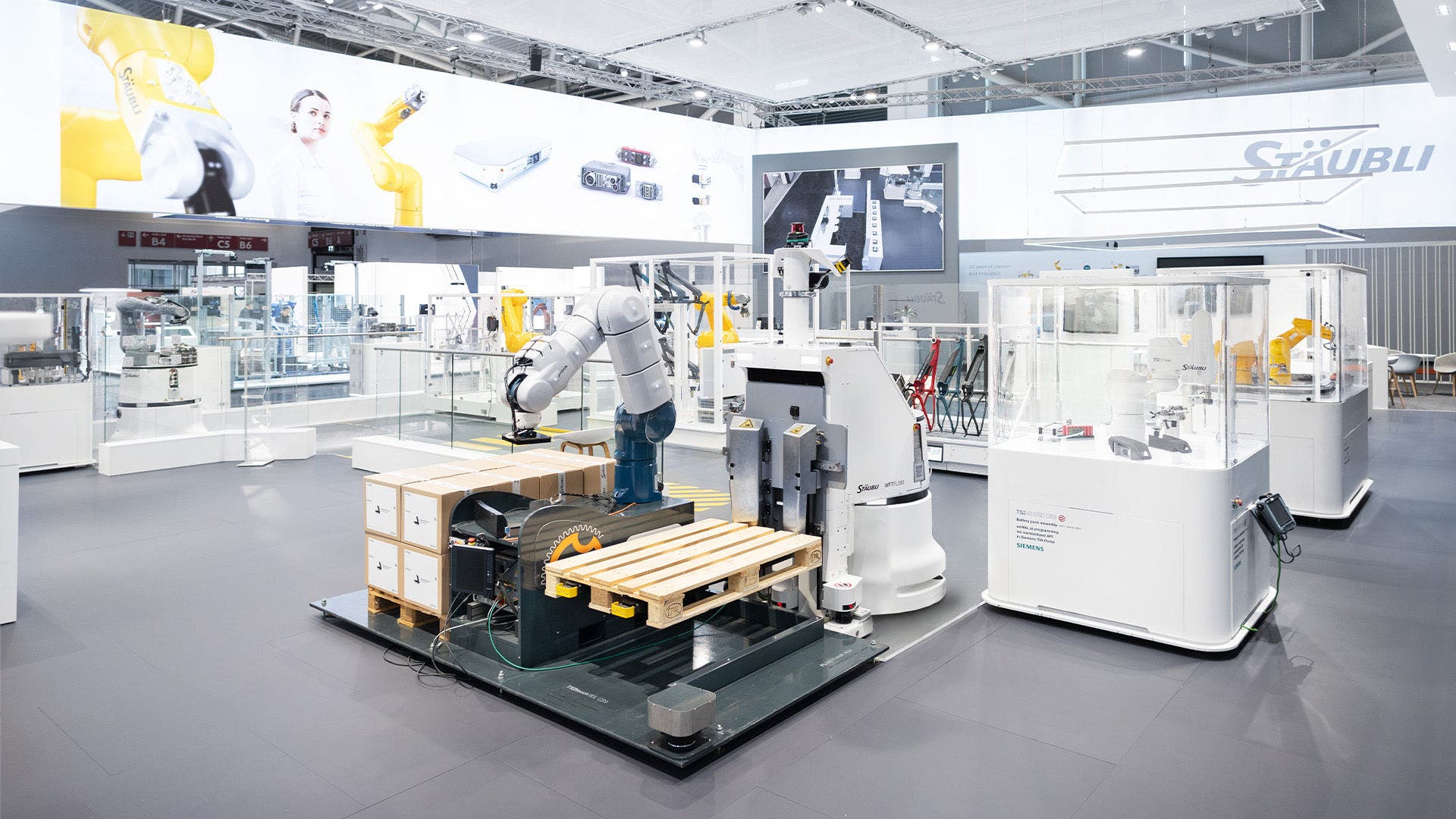 products at automatica booth 2022