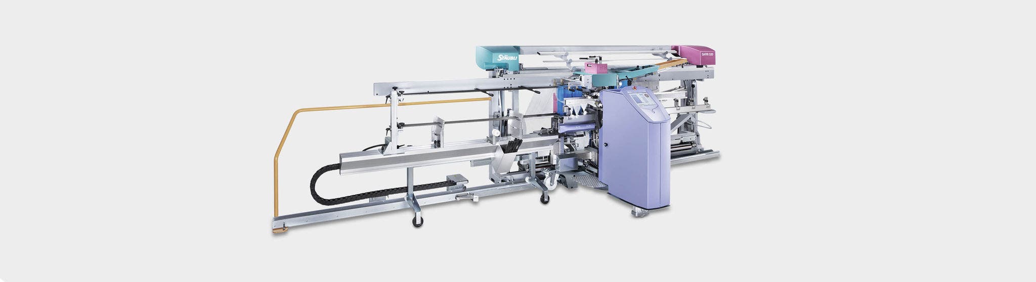 SAFIR S32 taharlama makinesi 8, 12 veya 16 gücü taşıma çubuklarıyla, lamel testereleri olmadan, standart tekstil veya filament üreten dokuma fabrikalarının ihtiyaçlarını karşılar.