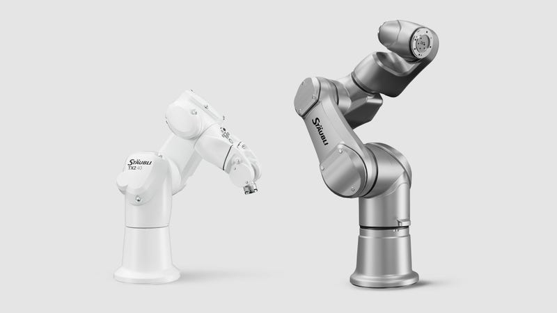 Pharma robot ranges for each pharma grade.