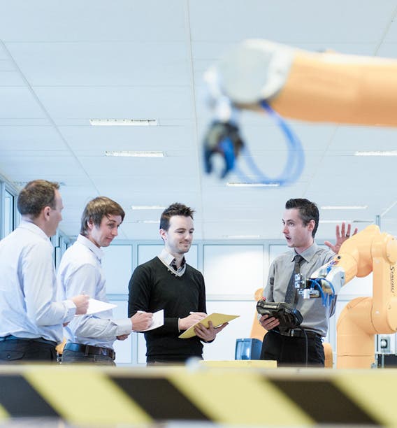 Used on Start page of the website to indicate Robotics Training. Other content plugin detail image cut in 1/3 dim size.  Edited with brand fresh-up filter.  (2017)