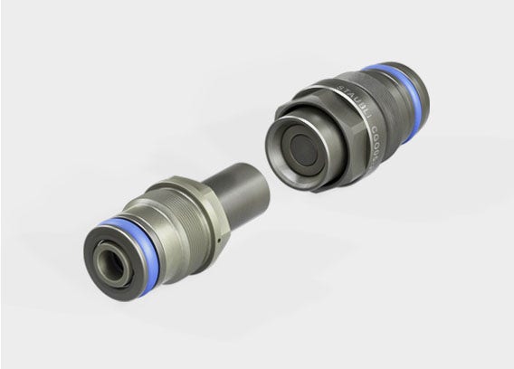 Non-spill connectors CGO for thermal management