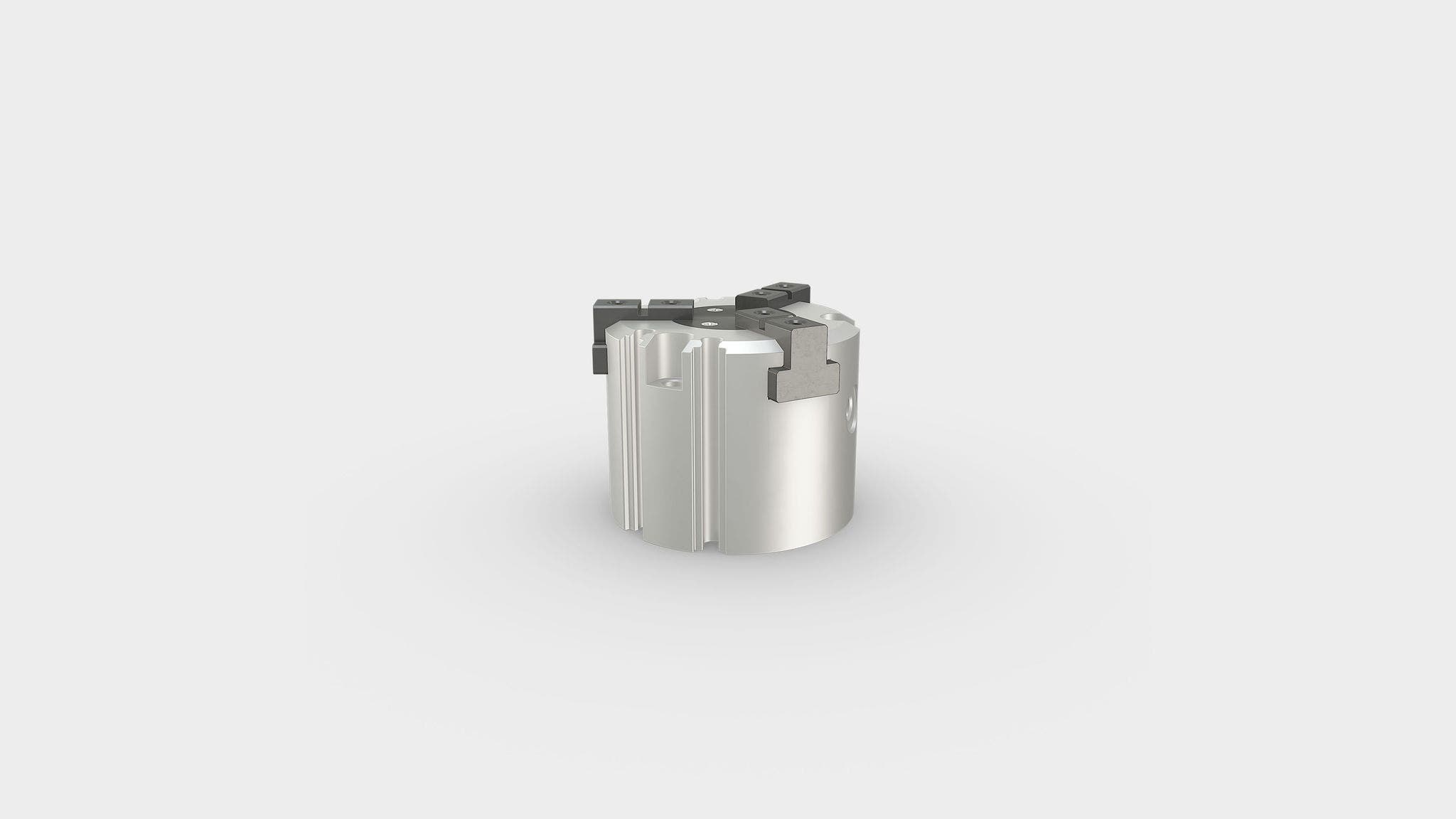 3Finger grippers Doubleacting for internal and external gripping