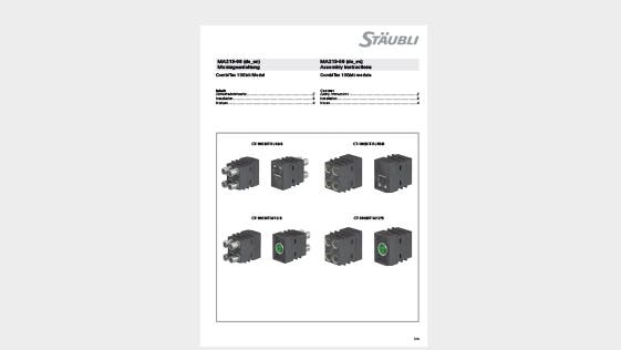 Teaser image with assembly instructions MA213-08 dedicated to 10Gbit module for CombiTac