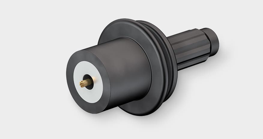 Product image with magnetic adapter MSA,  used with magnetic steel bolts