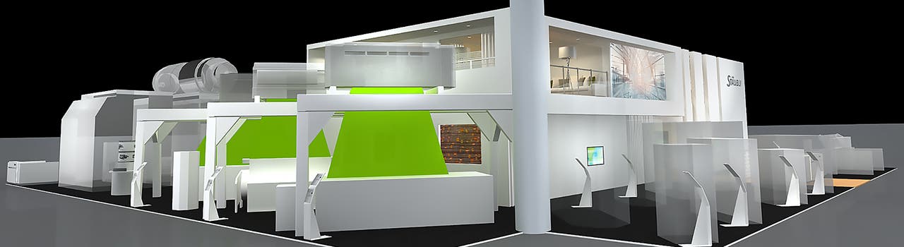 Stäubli presents its innovations at ITMA 2019 with a booth in the weaving hall and a second booth in the knitting hall.