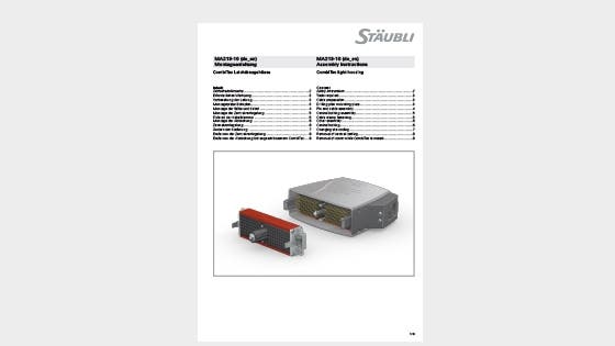 Teaser image with assembly instructions MA213-10 dedicated light housing for CombiTac