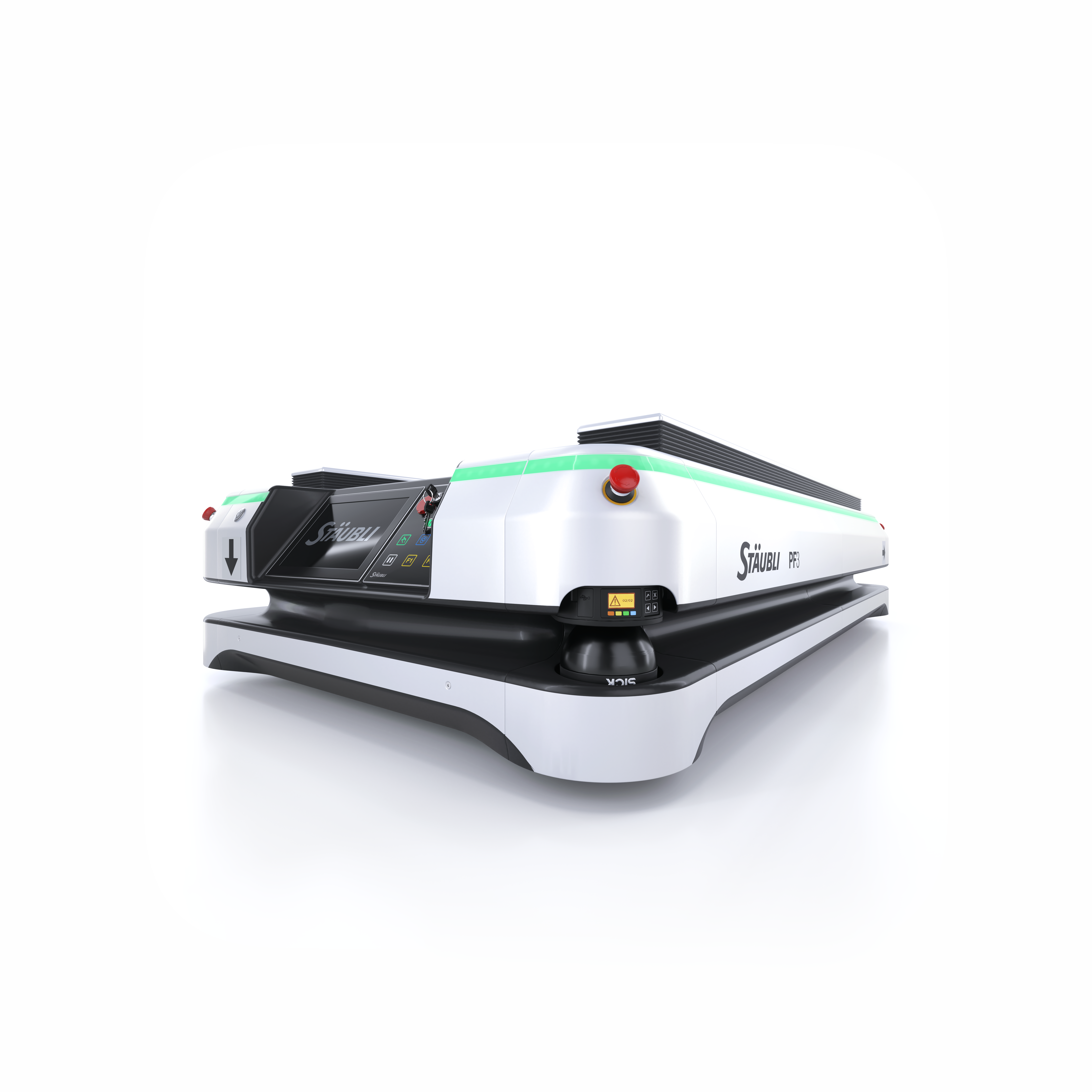 Mobile robot AGV transport platform with lift unit 3 ton