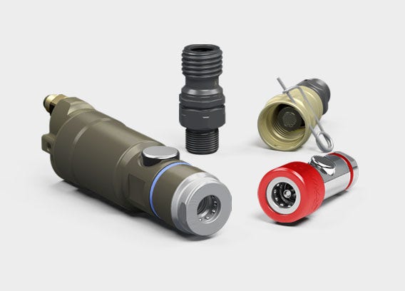 Air conditioning - Quick coupling range