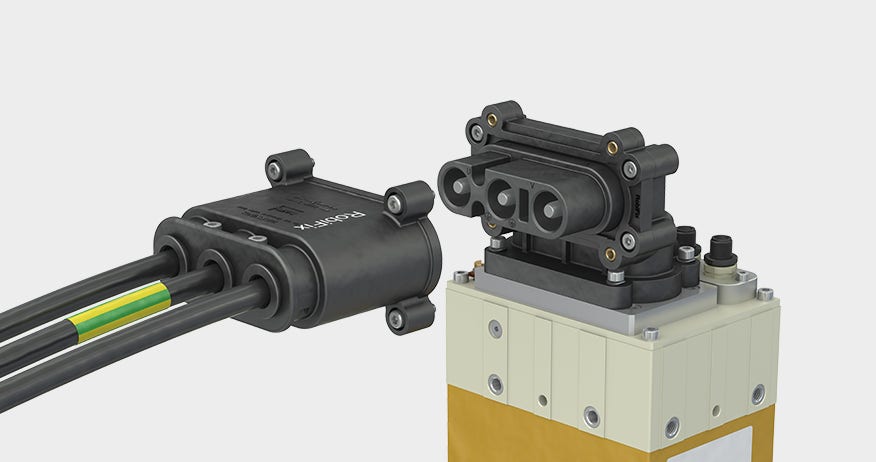 RobiFix J6 Transformer connection 90°