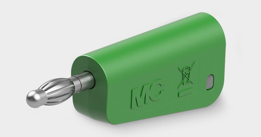 Product image with stackable plug SLS425, with spring-loaded MULTILAM and rigid insulating sleeve