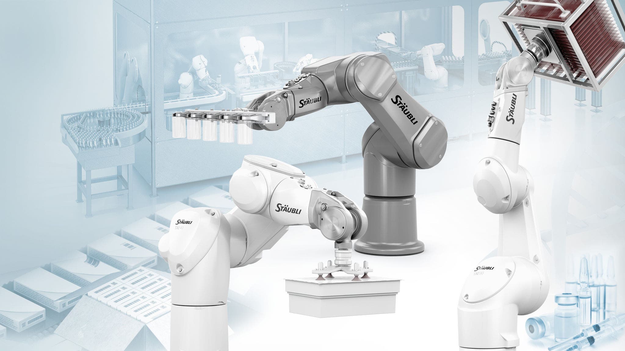 Pharmaceutical robots for each grade environment.