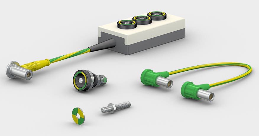 Modern medical POAG connectors with protective grounding or potential equalization