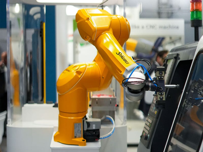 Machine tending - loading and unloading of machine tools