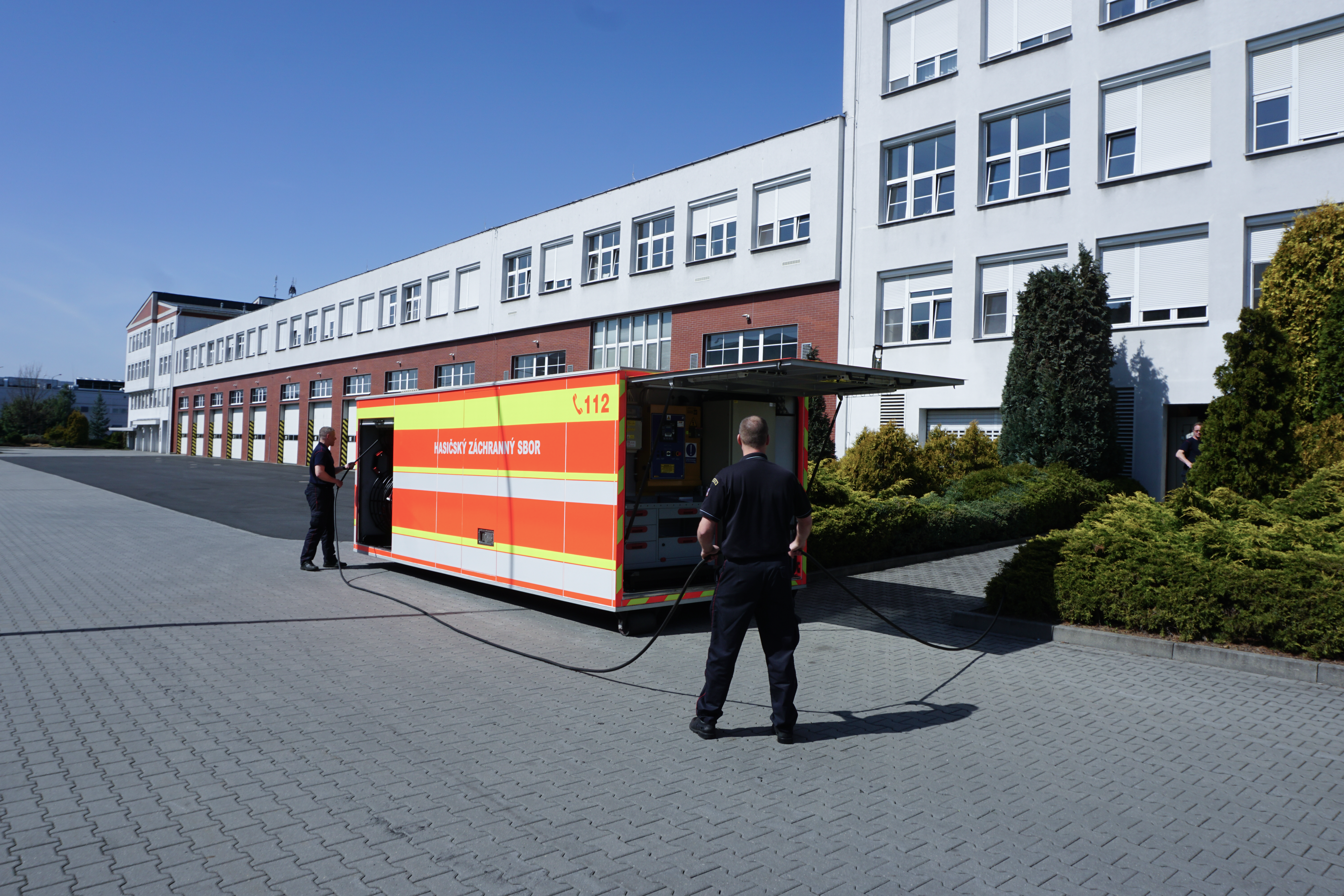 Zeppelin mobile power supply used by the fire and resuce service in the Czech Republic