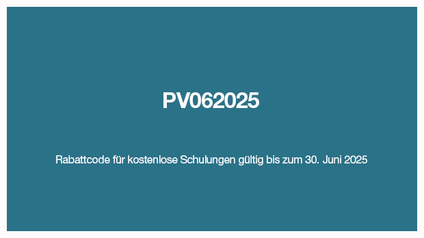 Discount code for Training and Education in Photovoltaics connecting industry