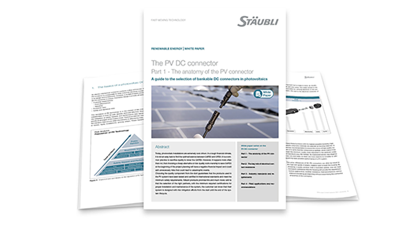 White paper for bankable PV connectors