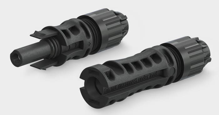 MC4-Evo-stor connectors Product image with storage connectors MC4-Evo-stor