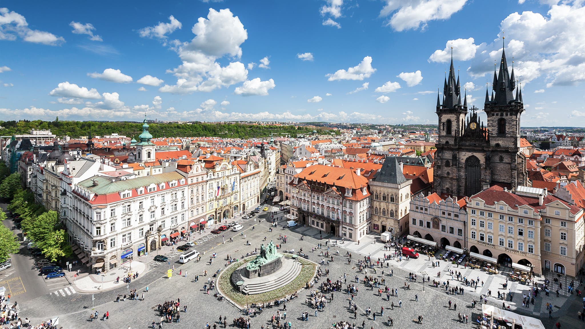 Old Town Square in Prague, Czech republic