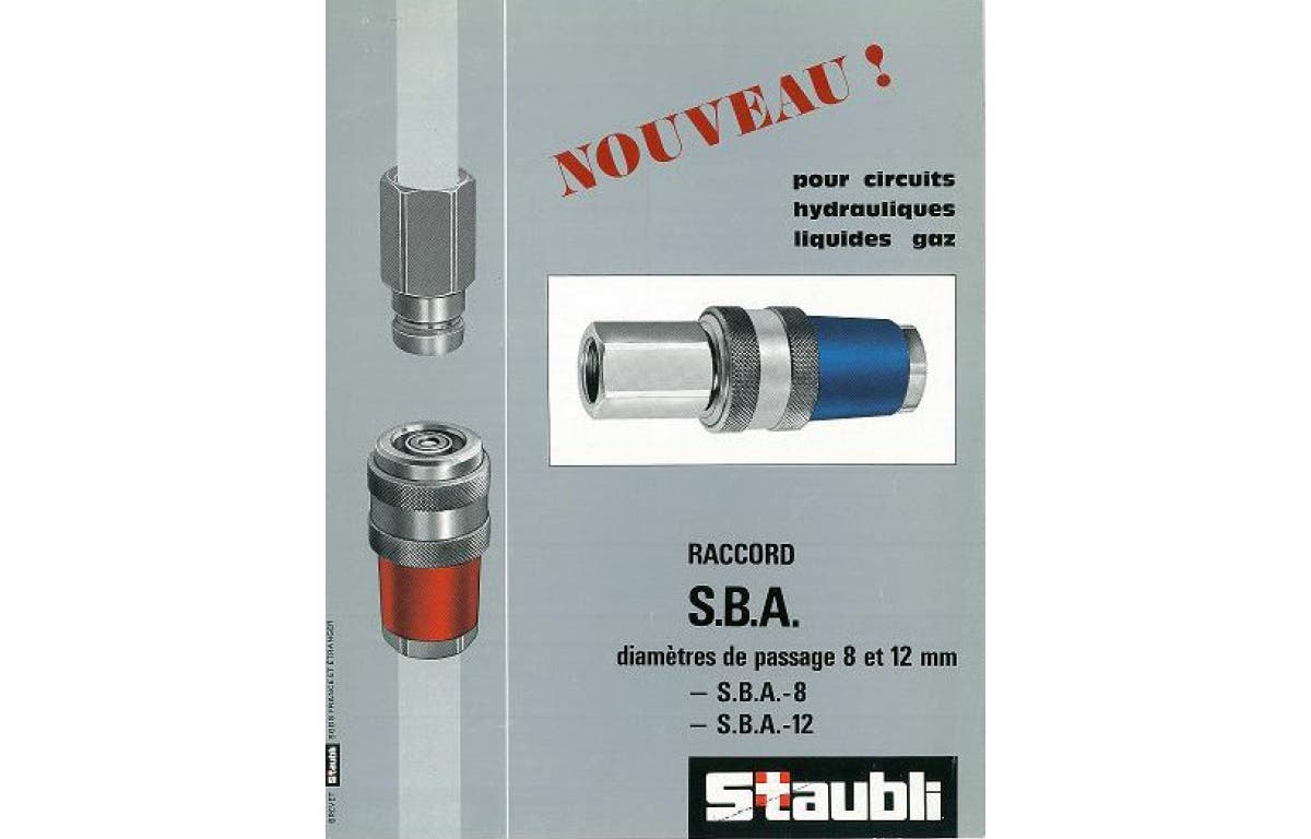 1982 - Stäubli introduces non-spill couplings