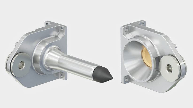 Teaser image with CombiTac CT-HME, high misalignment end parts, serve as guiding pins in docking applications for radial and angular misalignment.