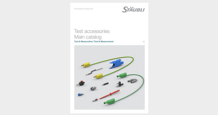 Product image with Test and Measurement main catalog to download.
