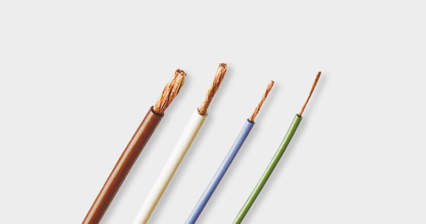Product image with TPE insulated multistrand wires