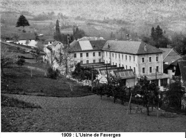 Photography of the Stäubli plant at Faverges, France, for dobby production, in 1909.   Picture used in Company Timeline 1892-2017
