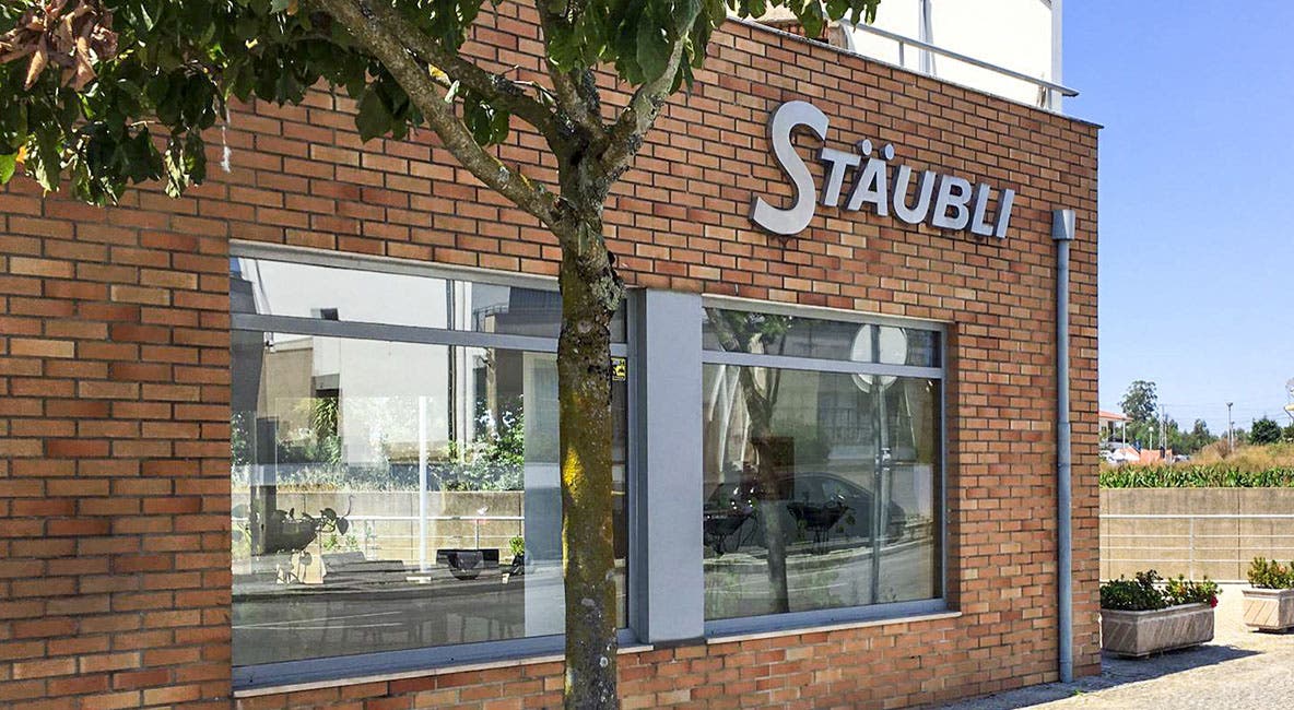 Picture of the Stäubli Portugal building in Milheiros - Maia, Portugal. It is edited with the brand fresh-up filter and cut in focus image size. It is used for the unit presentation of Stäubli Portugal on the website (focus image size).