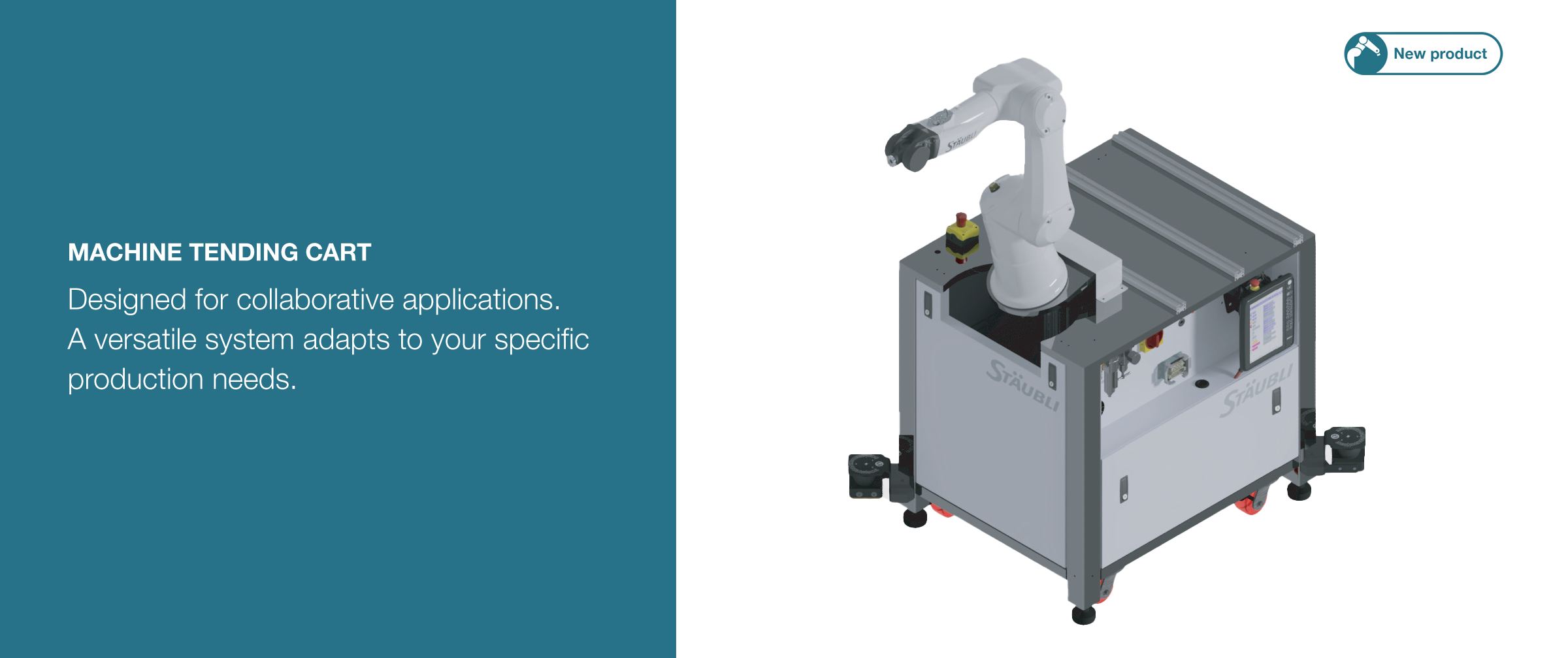 Machine Tending Cart for Collaborative Applications