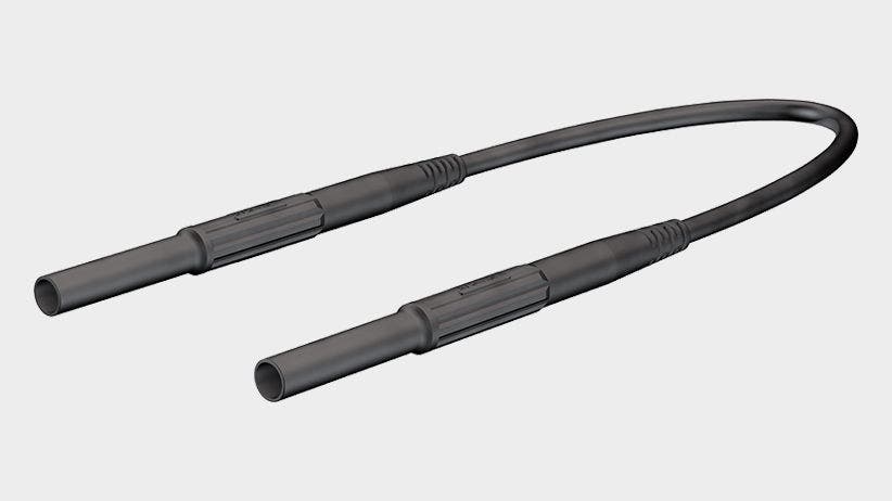 Highly flexible, with in-line Ø 4 mm MULTILAM plug with rigid insulating sleeve on both ends.