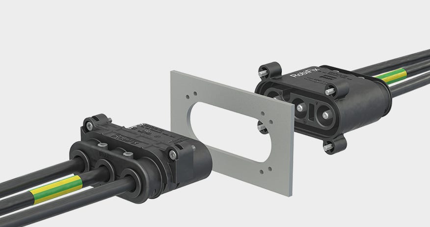 RobiFix J1 Flange mount single conductors