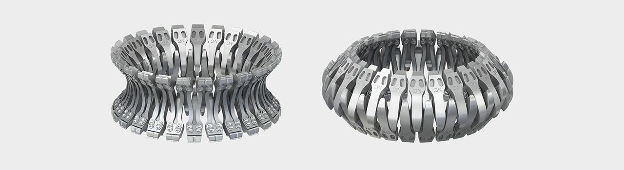 Header image with the MULTILAM flexo, a two-component torsion spring with “stretchable” design.
