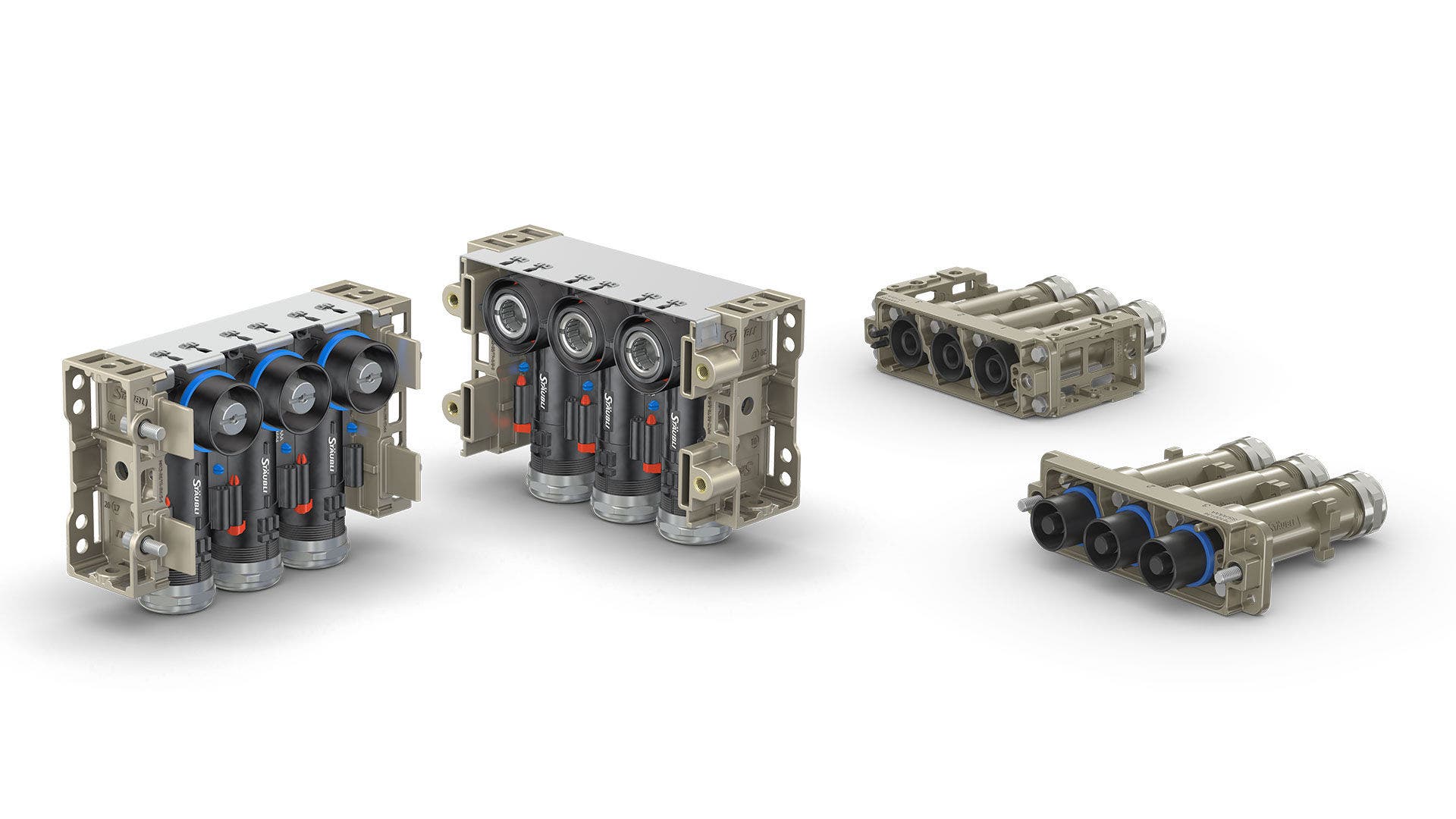 MC4-Evo stor for battery energy storage system connection as cable coupler and panel receptacle