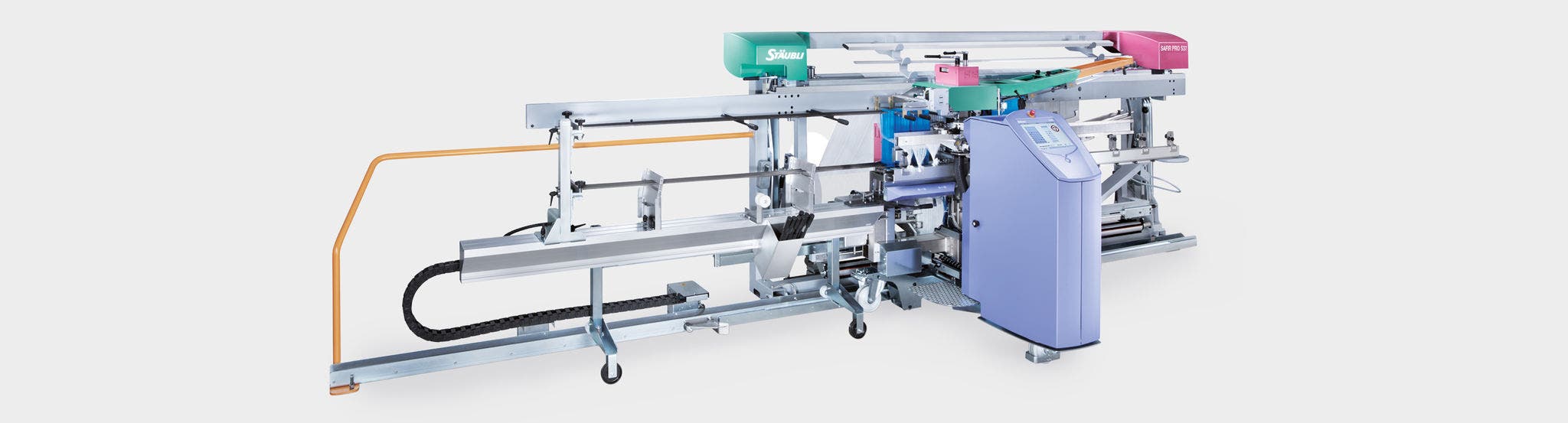 SAFIR PRO S37 automatic drawing-in machine