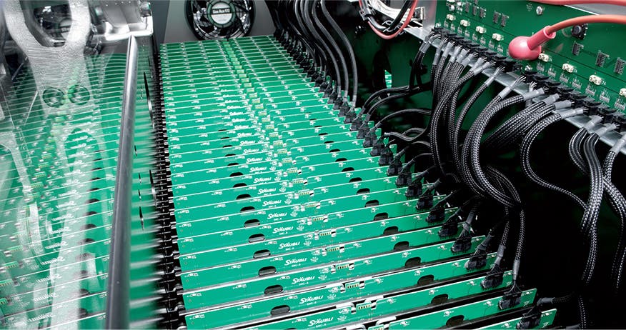 NOEMI system: advanced technology for hook selection on electronic Jacquard weaving machines.