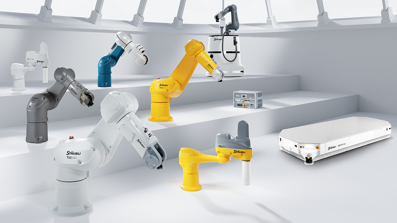 Industrial robots, cobot, mobile robots and AGV