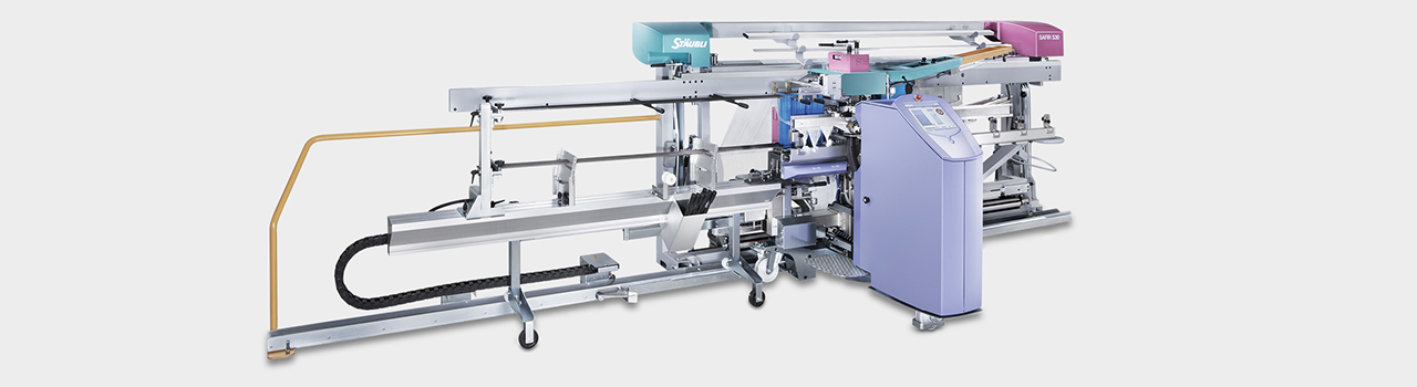 The SAFIR S32 drawing-in machine ideally meets the needs of weaving mills producing standard textiles or filament with  8, 12 or 16 heald carrier rods and without drop wires.