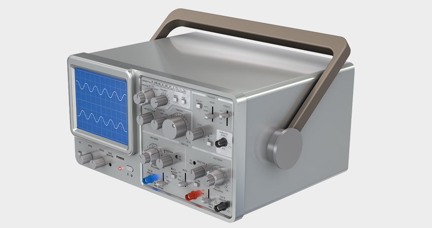 Product image with oscilloscopes for test and measurement