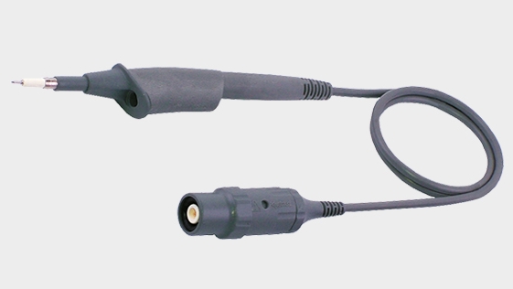 Teaser image with Isoprobe III – HP, safety high-frequency oscilloscope probe with an integrated high-pass filter.