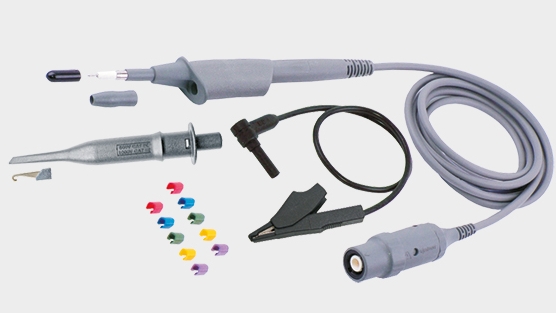 Teaser image with SET Isoprobe III – HP, contains accessories to meet the needs of a professionally equipped test engineer.