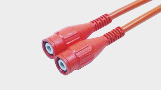 Teaser image with XLSS/SIL, touch-protected silicone insulated coaxial test leads with BNC male connectors on both ends