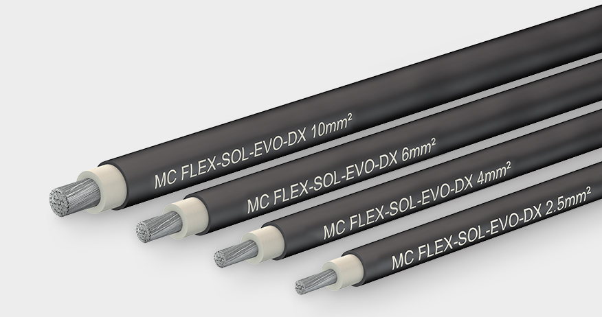 Product image with FLEX-SOL-EVO-TX cable, dedicated to alternative energies.